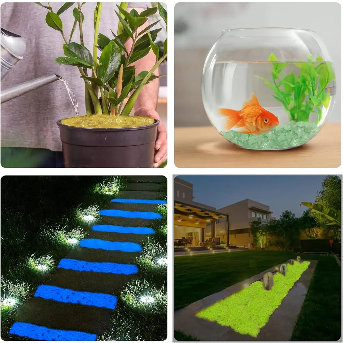 Luminous Stars Set 100PCS Fluorescent Five Pointed Plastic Stars DIY Decor V528-STAR-COLOURFUL-100PCS-936124