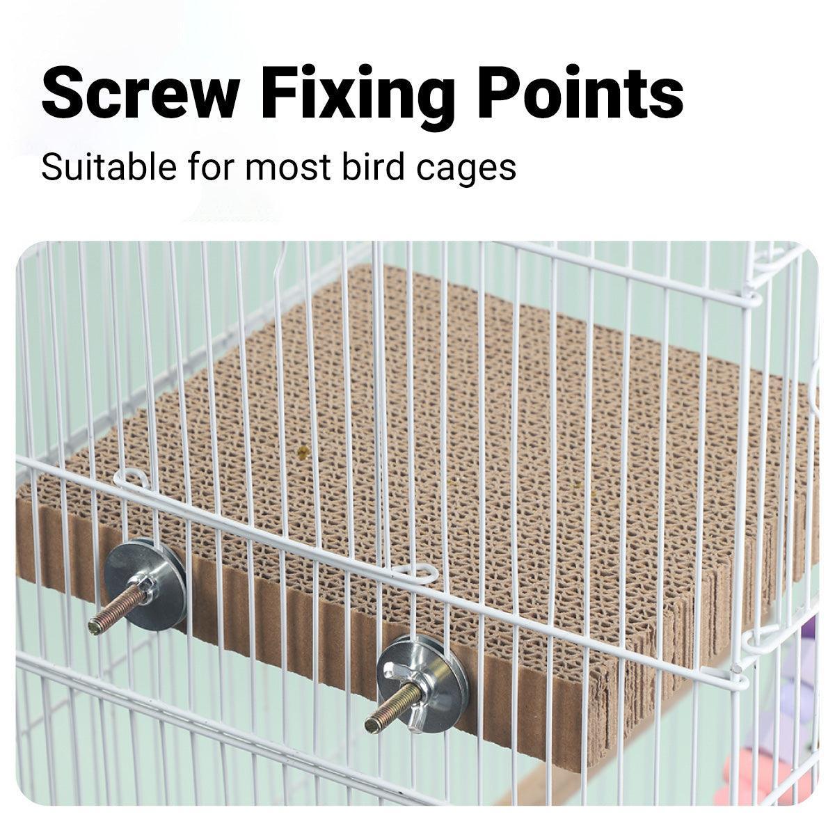 Parrot Toy Bird Cage Accessories Anti-bite Hair Grinding Pad Relieve Boredom V528-STATION-PLATE-416186