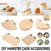 Hamster Parrot Play Stand Jump Platform Squirrel Cage Accessories Gear Pet Toy - A2101 (10*10*1.2cm) V528-STATION-PLATE-A2101-992156