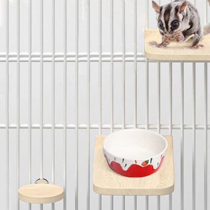 Hamster Parrot Play Stand Jump Platform Squirrel Cage Accessories Gear Pet Toy - A2109 (9.5*9.5*1.5cm) V528-STATION-PLATE-A2109-150964