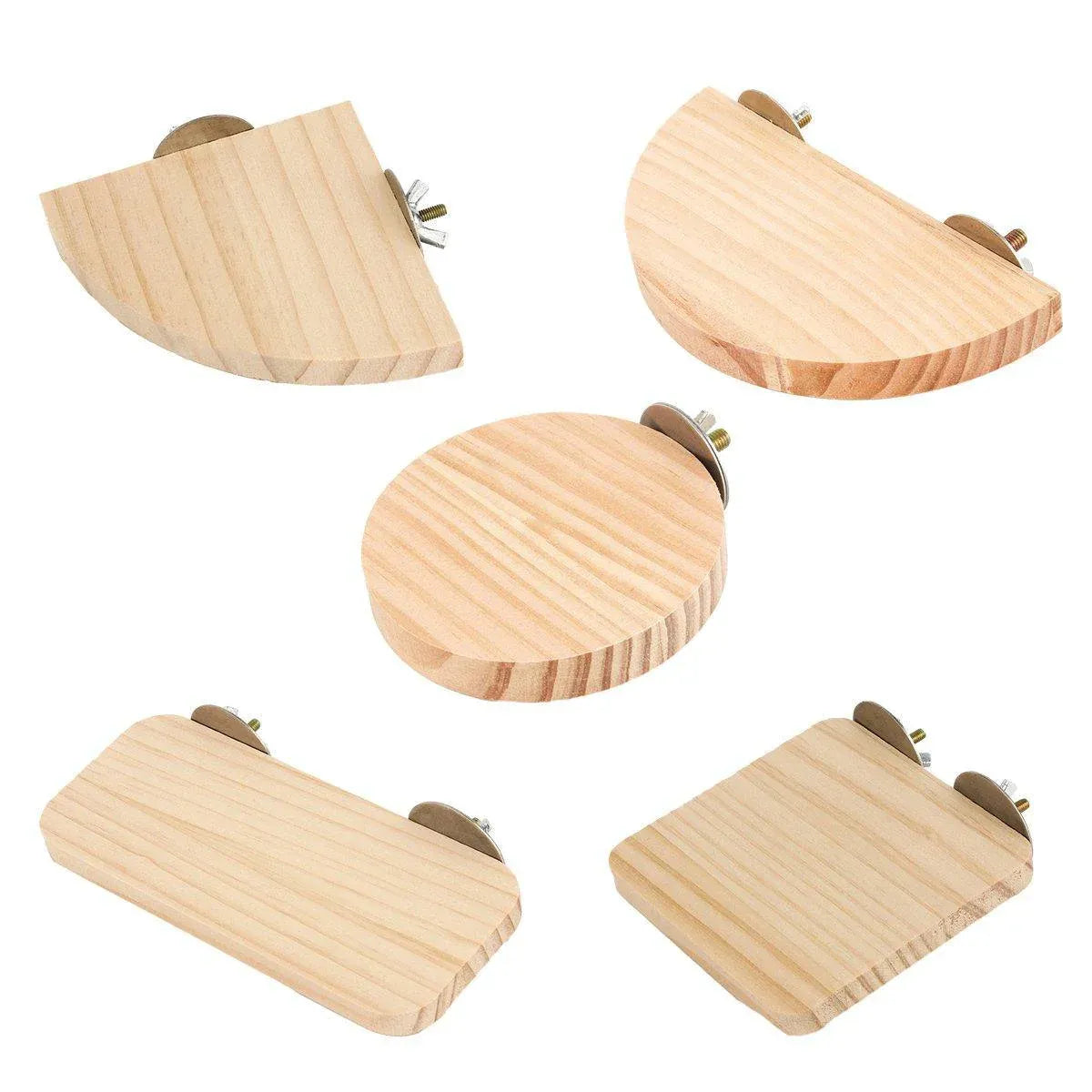 Hamster Parrot Play Stand Jump Platform Squirrel Cage Accessories Gear Pet Toy - A2111 (15*7.5*1.5cm) V528-STATION-PLATE-A2111-886627