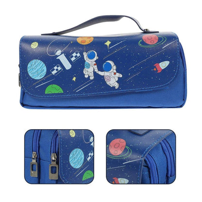Functional Pencil Case Stationery Bag Pen Holder Storage Organizer for School - 02 V528-STATIONERY-BOX-02-783305
