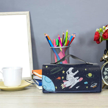 Functional Pencil Case Stationery Bag Pen Holder Storage Organizer for School - 04 V528-STATIONERY-BOX-04-330830