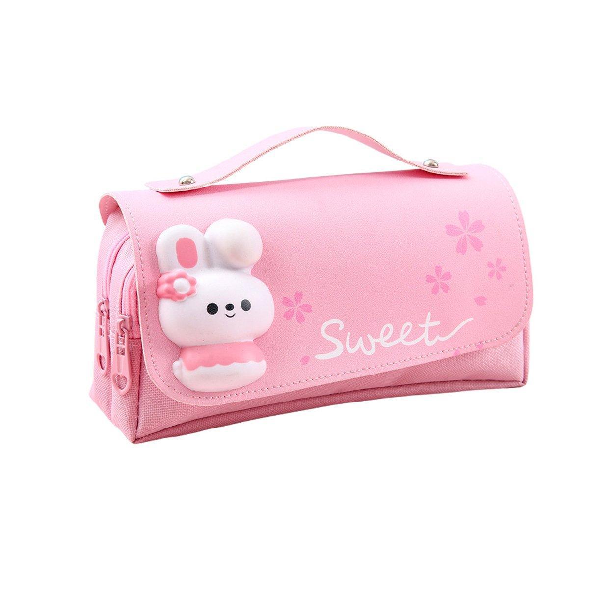 Functional Pencil Case Stationery Bag Pen Holder Storage Organizer for School - 04 V528-STATIONERY-BOX-04-330830