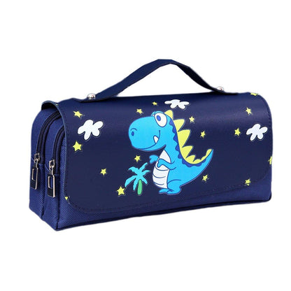 Functional Pencil Case Stationery Bag Pen Holder Storage Organizer for School - 06 V528-STATIONERY-BOX-06-737660