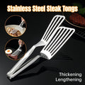 Stainless Steel Steak Tongs Multi-Functional Kitchen Tool for BBQ and Fried Fish V528-STEAK-CLIPS-287837