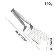 Stainless Steel Steak Tongs Multi-Functional Kitchen Tool for BBQ and Fried Fish V528-STEAK-CLIPS-287837