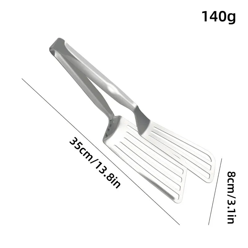 Stainless Steel Steak Tongs Multi-Functional Kitchen Tool for BBQ and Fried Fish V528-STEAK-CLIPS-287837