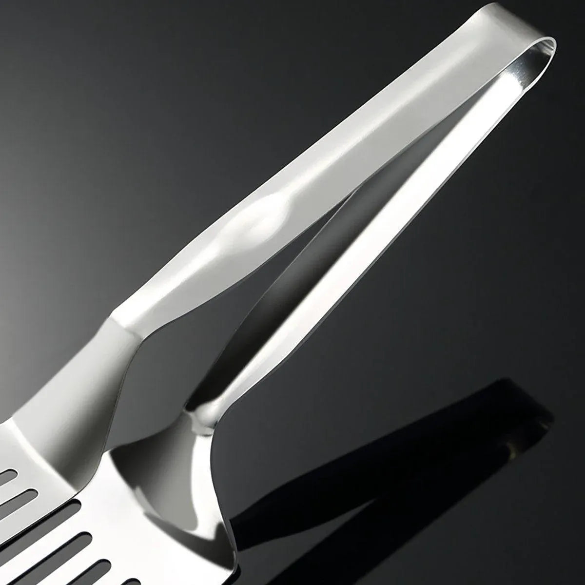 Stainless Steel Steak Tongs Multi-Functional Kitchen Tool for BBQ and Fried Fish V528-STEAK-CLIPS-287837