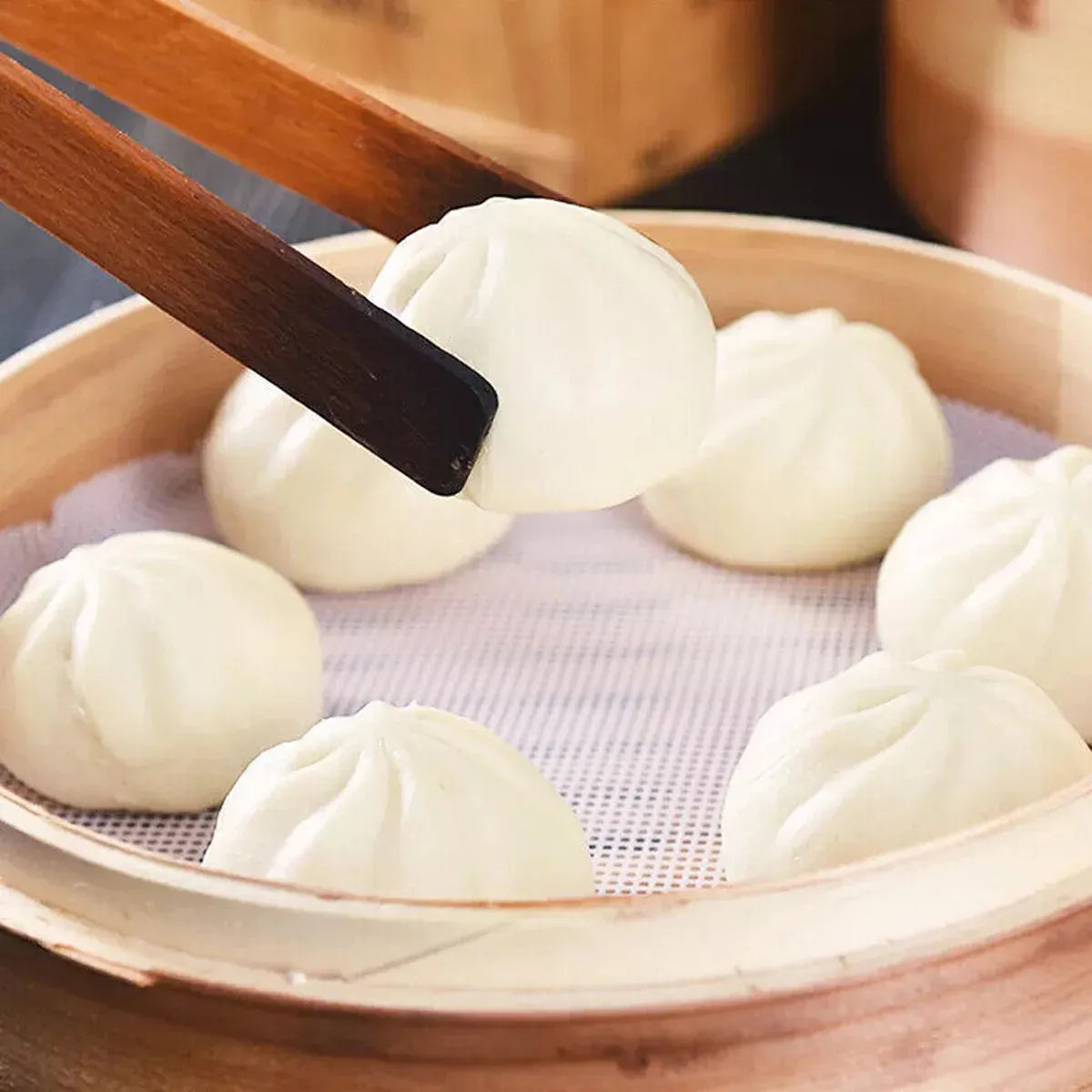 3pcs Silicone Steamer Pad Steamer Cloth Non stick Drawer Cloth Reusable Kitchen V528-STEAMERLINING-3PCS9IN-83360