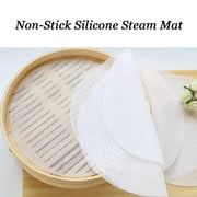 3pcs Silicone Steamer Pad Steamer Cloth Non stick Drawer Cloth Reusable Kitchen V528-STEAMERLINING-3PCS9IN-83360