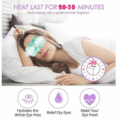 3Pcs Steam Warm Eye Pad Mask Relieve Fatigue Over Worked Eyes Comfortable Health V528-STEAMEYEPADMASK-3PCS-554515