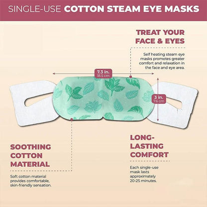 3Pcs Steam Warm Eye Pad Mask Relieve Fatigue Over Worked Eyes Comfortable Health V528-STEAMEYEPADMASK-3PCS-554515