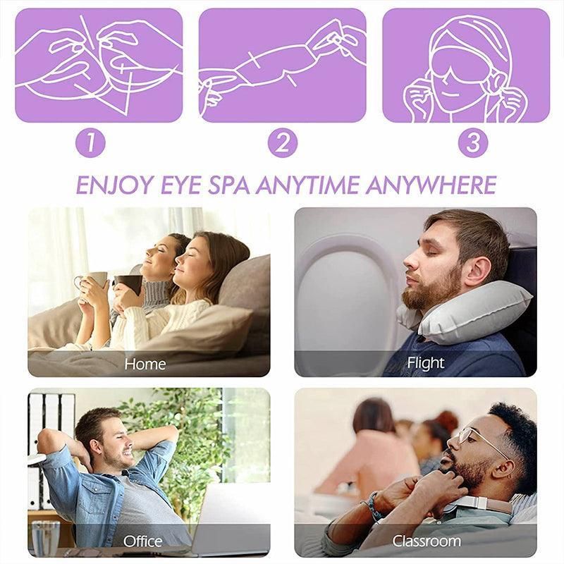 3Pcs Steam Warm Eye Pad Mask Relieve Fatigue Over Worked Eyes Comfortable Health V528-STEAMEYEPADMASK-3PCS-554515