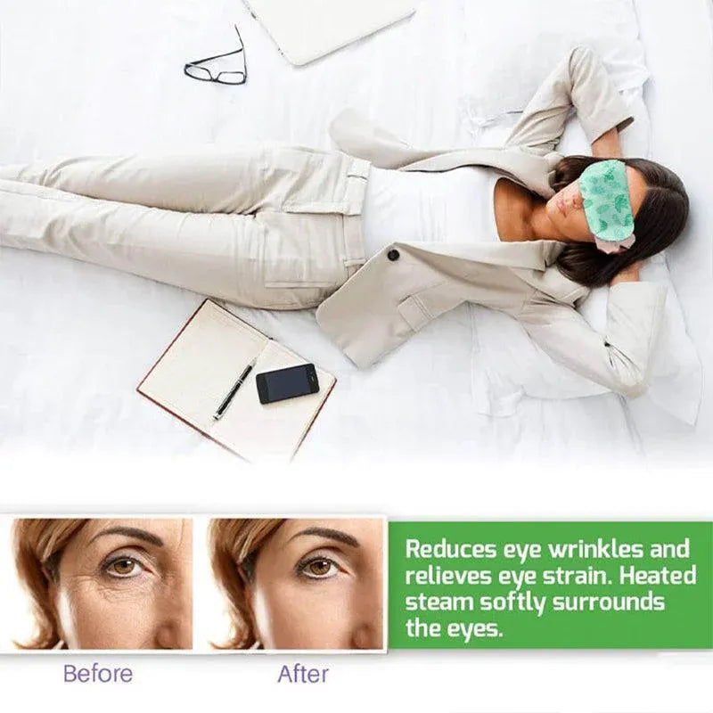 3Pcs Steam Warm Eye Pad Mask Relieve Fatigue Over Worked Eyes Comfortable Health V528-STEAMEYEPADMASK-3PCS-554515