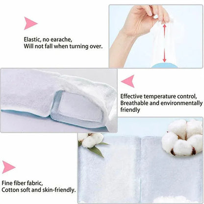3Pcs Steam Warm Eye Pad Mask Relieve Fatigue Over Worked Eyes Comfortable Health V528-STEAMEYEPADMASK-3PCS-554515