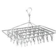 30/40/55 Pegs Stainless Steel Laundry Sock Underwear Clothes Dryer Rack Hanger - 30Pegs V528-STEELHANGER-30PEG-959773