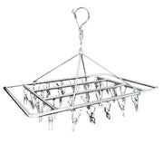 30/40/55 Pegs Stainless Steel Laundry Sock Underwear Clothes Dryer Rack Hanger - 30Pegs V528-STEELHANGER-30PEG-959773