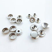 120PCS 15mm Stainless Steel Snap Fasteners Press Studs Cap Button Boat V528-STEELSNAP120PCS-166521