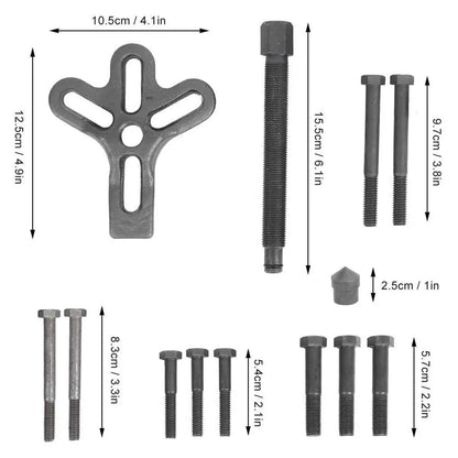 13 Piece Steering Wheel Removal Tool Kit Automotive Repair Disassembly Set V528-STEERING-WHEEL-REMOVER-13PCS-778140