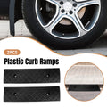 Uphill Step Ramp Pad 2PCS Plastic Slope Threshold Ramp Pad For Driveway Support V528-STEPS-2PCS-310991