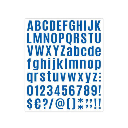 10pcs Letter Stickers Colorful DIY Scrapbooking Water Bottle Greeting Cards - Dark Blue V528-STICKER-10PCS-DARK-BLUE-343952