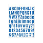10pcs Letter Stickers Colorful DIY Scrapbooking Water Bottle Greeting Cards - Dark Blue V528-STICKER-10PCS-DARK-BLUE-343952
