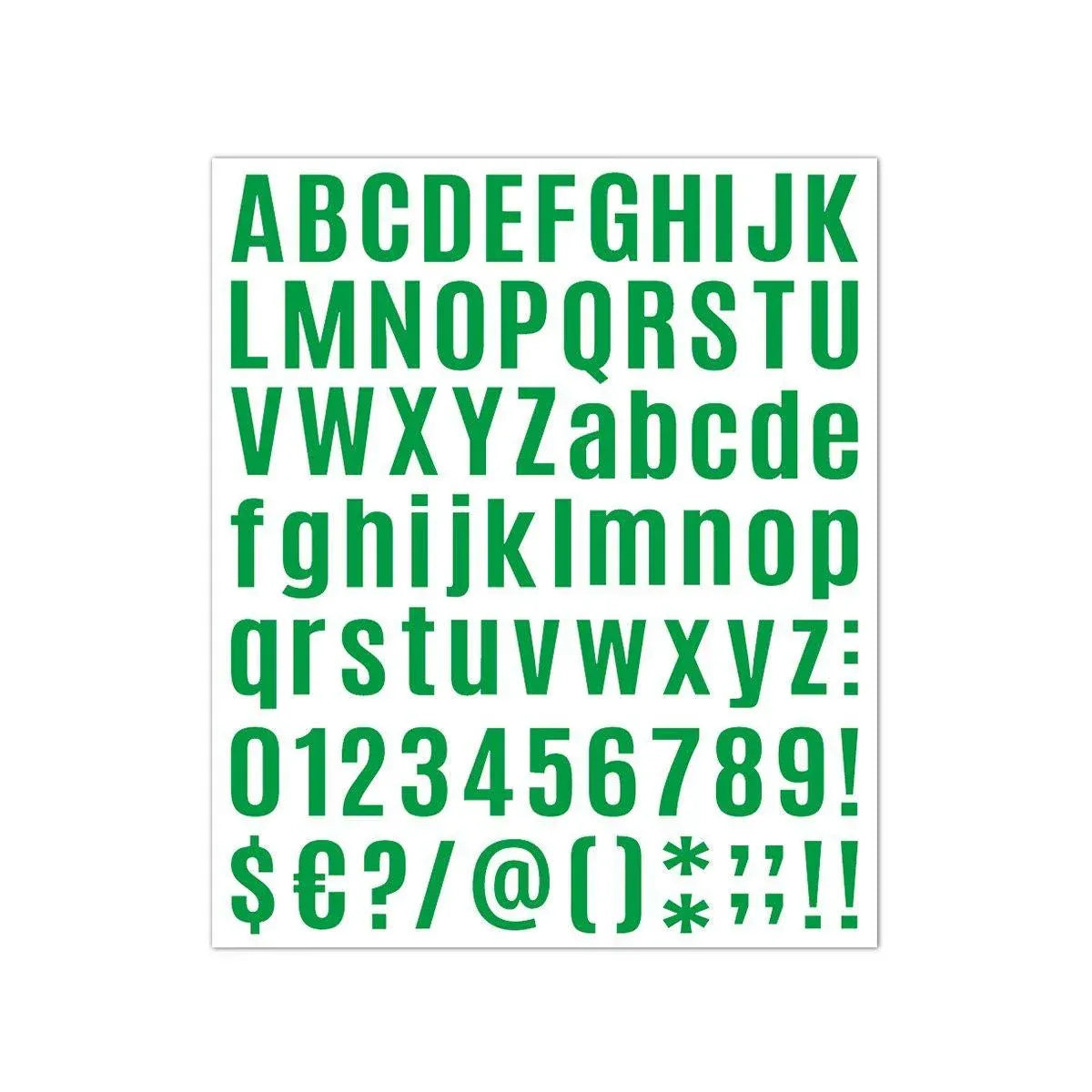10pcs Letter Stickers Colorful DIY Scrapbooking Water Bottle Greeting Cards - Dark Green V528-STICKER-10PCS-DARK-GREEN-760158