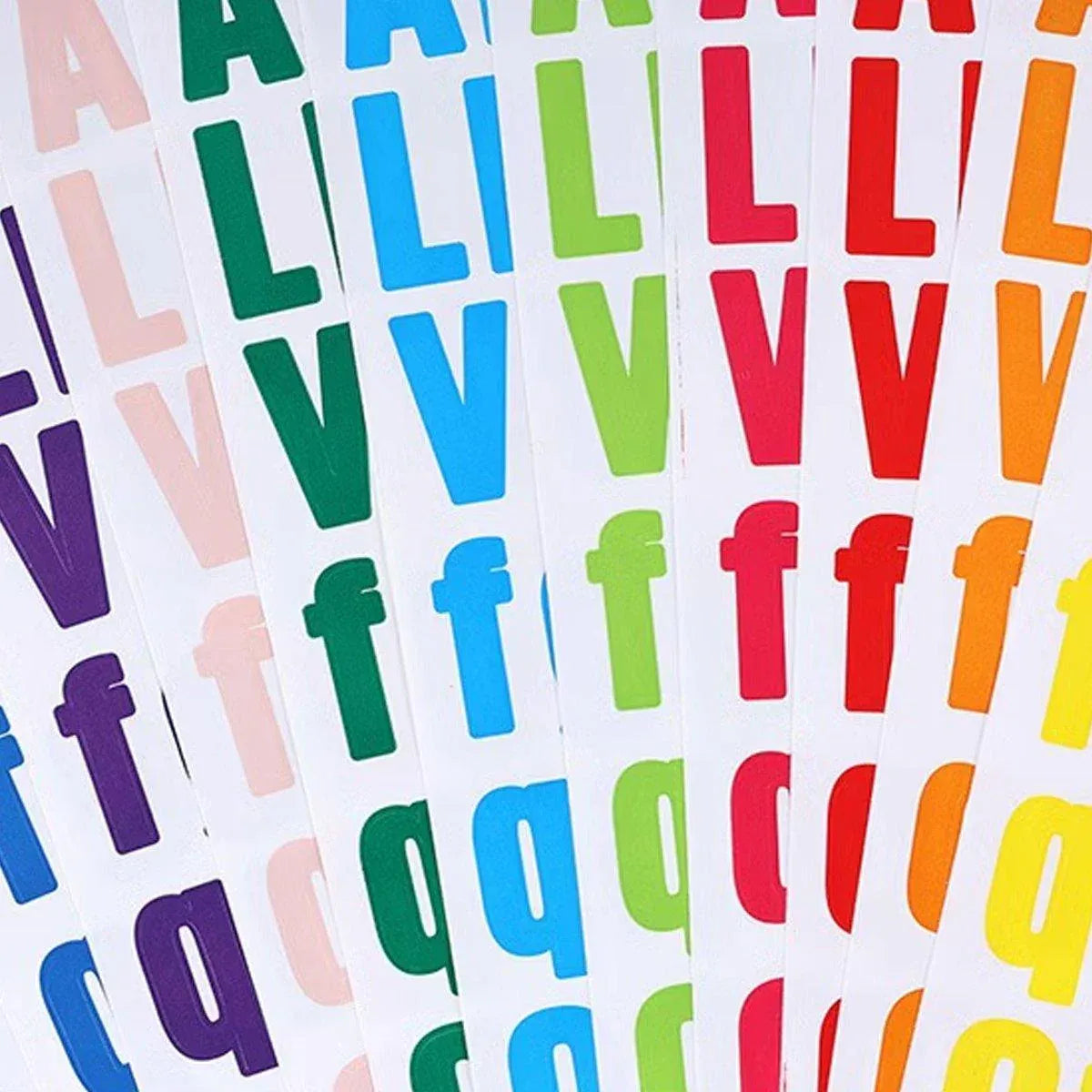 10pcs Letter Stickers Colorful DIY Scrapbooking Water Bottle Greeting Cards - Light Blue V528-STICKER-10PCS-LIGHT-BLUE-437000