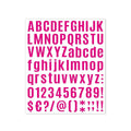 10pcs Letter Stickers Colorful DIY Scrapbooking Water Bottle Greeting Cards - Rose Red V528-STICKER-10PCS-ROSE-RED-406895