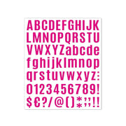 10pcs Letter Stickers Colorful DIY Scrapbooking Water Bottle Greeting Cards - Rose Red V528-STICKER-10PCS-ROSE-RED-406895