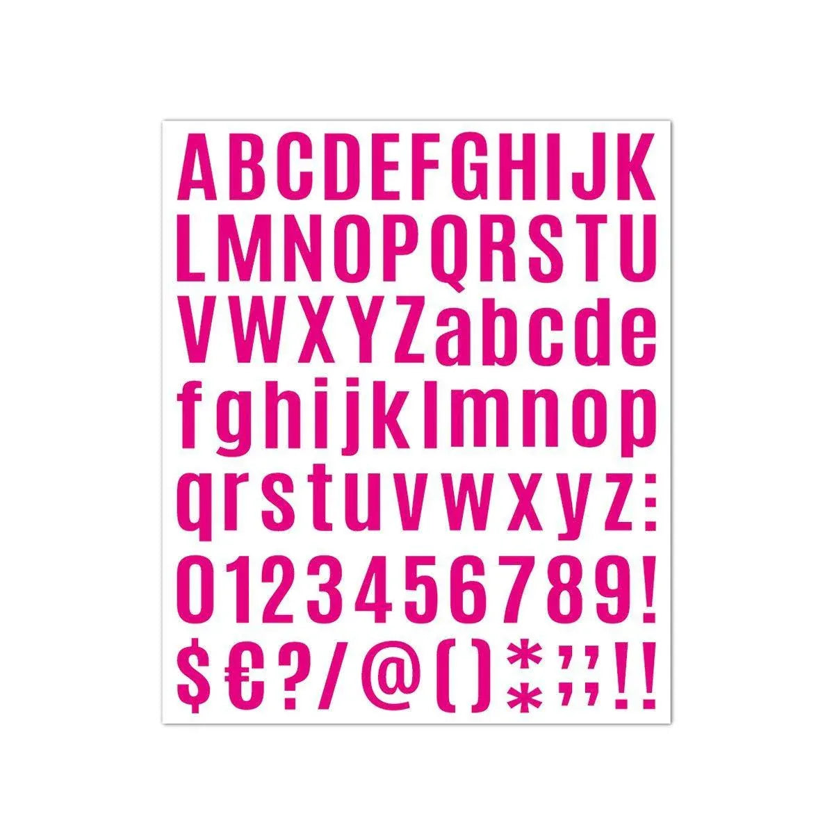 10pcs Letter Stickers Colorful DIY Scrapbooking Water Bottle Greeting Cards - Rose Red V528-STICKER-10PCS-ROSE-RED-406895