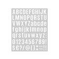 10pcs Letter Stickers Colorful DIY Scrapbooking Water Bottle Greeting Cards - White V528-STICKER-10PCS-WHITE-767844