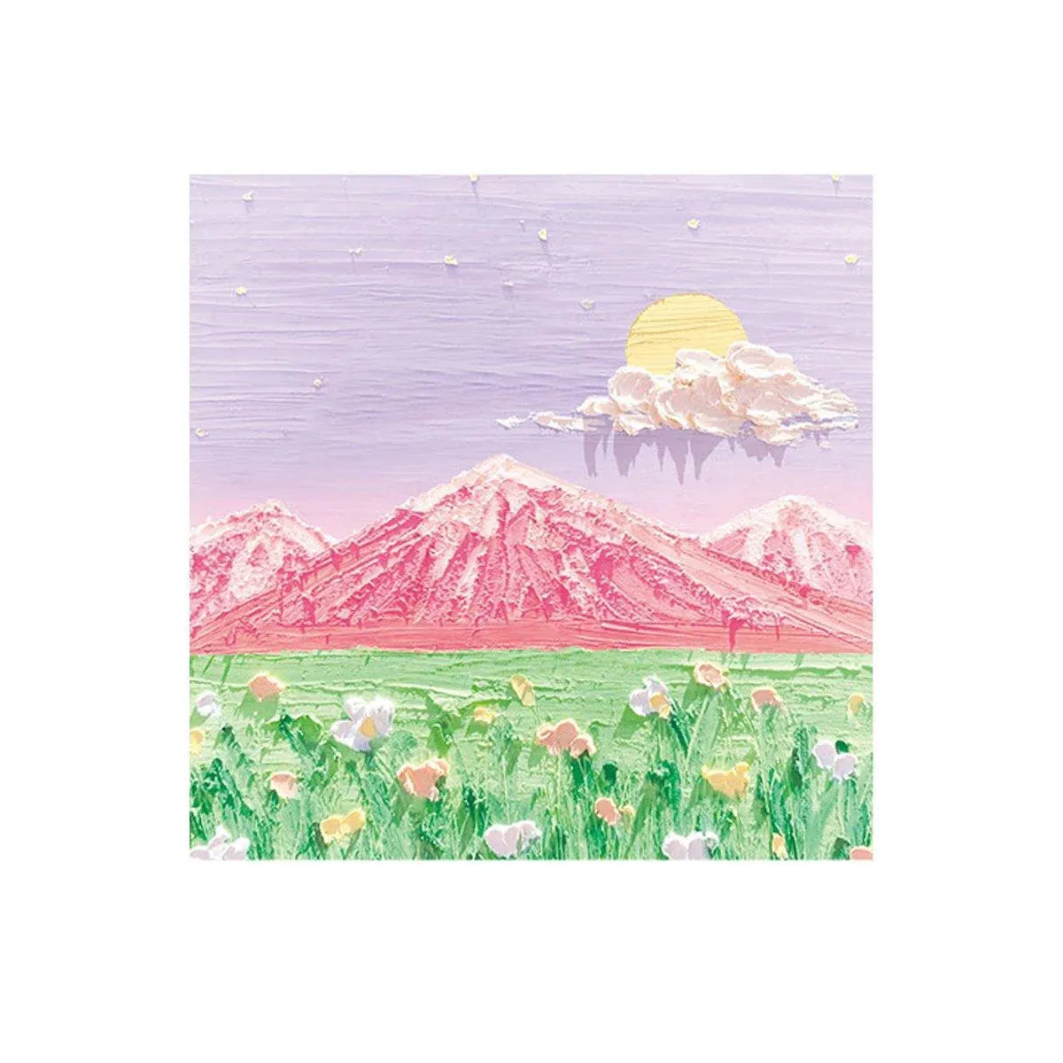 800 Sheets Colorful Oil Painting Sticky Notes Memo Pads Self-Adhesive Notes - 8# V528-STICKER-10PCS-XYFD-709041