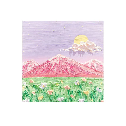 800 Sheets Colorful Oil Painting Sticky Notes Memo Pads Self-Adhesive Notes - 8# V528-STICKER-10PCS-XYFD-709041
