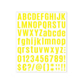 10pcs Letter Stickers Colorful DIY Scrapbooking Water Bottle Greeting Cards - Yellow V528-STICKER-10PCS-YELLOW-367998