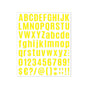 10pcs Letter Stickers Colorful DIY Scrapbooking Water Bottle Greeting Cards - Yellow V528-STICKER-10PCS-YELLOW-367998