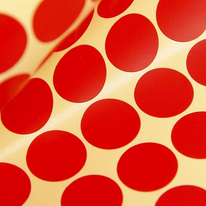 8mm to 50mm Round Dot Stickers Coloured Paper Labels Circles Dot Adhesive Sticky - 13mm 132 Dots -16 Sheets V528-STICKER-16PCS-MIX-13MM-435862