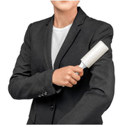 Lint Roller With Refills Sticky Remover Pet Dog Hair Clothes Sofa Dust Cleaning V528-STICKER-2HANDLE10ROLL-58566