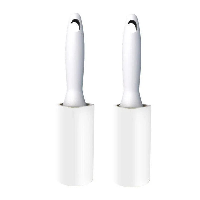 Lint Roller With Refills Sticky Remover Pet Dog Hair Clothes Sofa Dust Cleaning V528-STICKER-2HANDLE10ROLL-58566