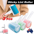 3PCS Washable Lint Rollers for Pet Hair Clothes Carpet Reusable Sticky Brush V528-STICKER-3PCS-22069