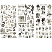 15-Style Creative Student Graffiti Sticker Set Small Fresh Sticker - O-Retro Objects V528-STICKER-FGWJ-880786