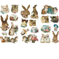 15-Style Creative Student Graffiti Sticker Set Small Fresh Sticker - E-Cute Pet V528-STICKER-KAMC-478930