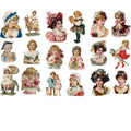 15-Style Creative Student Graffiti Sticker Set Small Fresh Sticker - I-Young Lady Of Note V528-STICKER-OMMY-515615