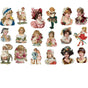 15-Style Creative Student Graffiti Sticker Set Small Fresh Sticker - I-Young Lady Of Note V528-STICKER-OMMY-515615