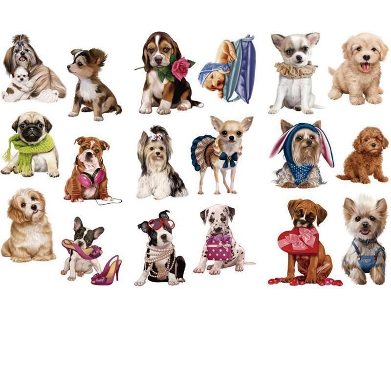 15-Style Creative Student Graffiti Sticker Set Small Fresh Sticker - K-Dogs V528-STICKER-SJMG-938774