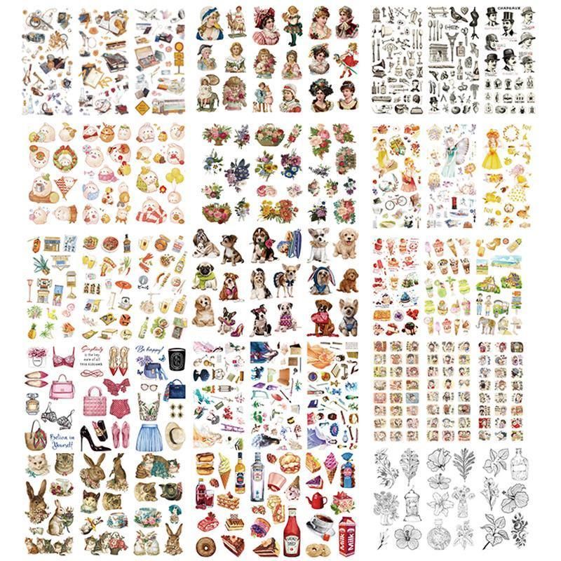 15-Style Creative Student Graffiti Sticker Set Small Fresh Sticker - J-Fashion Clothing V528-STICKER-SSFS-906877