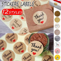 UP TO 80PCS Stickers Labels Thank You Stickers Gift Wrapping Craft Scrapbook DIY - 16*5PCS Style 2 V528-STICKERS-4COLOURS-16X5-826006