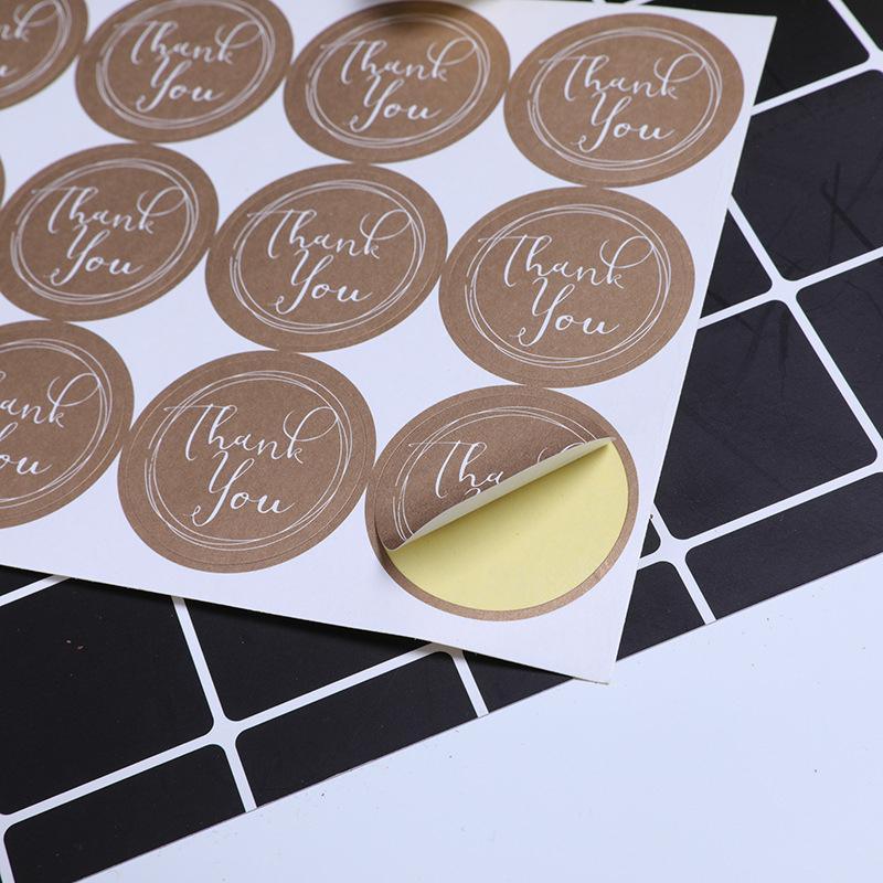 UP TO 80PCS Stickers Labels Thank You Stickers Gift Wrapping Craft Scrapbook DIY - 12*5PCS Style 12 V528-STICKERS-6FLOWERS-12X5-177663