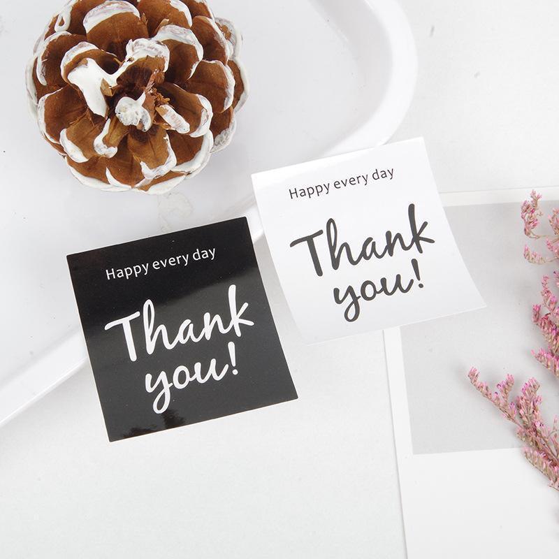 UP TO 80PCS Stickers Labels Thank You Stickers Gift Wrapping Craft Scrapbook DIY - 12*5PCS Style 12 V528-STICKERS-6FLOWERS-12X5-177663
